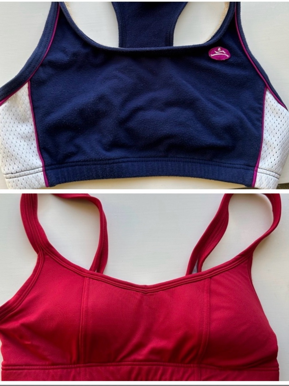 Two Sports Bras - Size Small